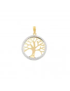 

Pendant two-color openwork Tree of Life (9kts)