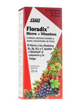 

Floradix elixir 250 ml 100% natural vitamin complex