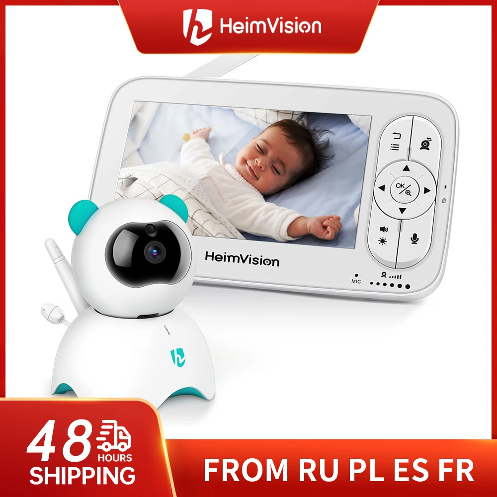 Видеоняня HeimVision HM136 ЖК-дисплей 5 дюймов камера видеонаблюдения HD 720P с углом обзора