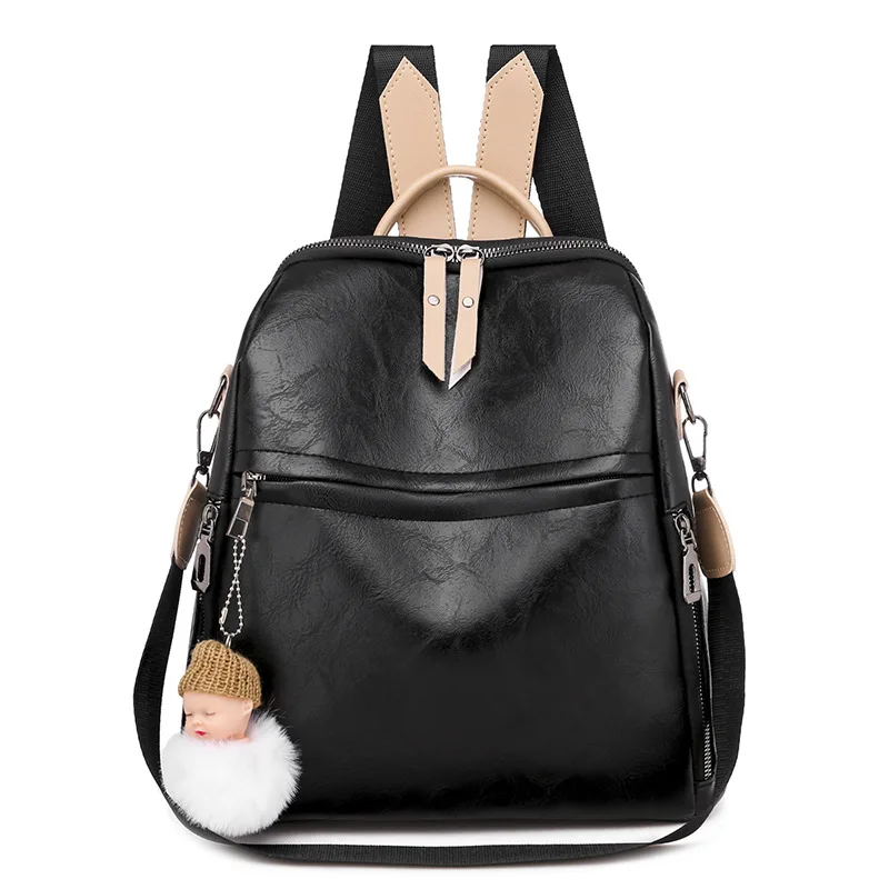 

2020 Leather Backpacks PU womens fashion's theft deterrent, shoulder bag for women, daily backpack for neither a, d school bags