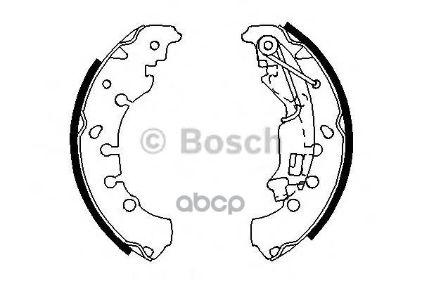 Комплект Тормозных Колодок, Задние 0986487702 Bosch арт. 0986487702