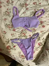 Bikini Bandage/brasileño/Sexy para mujer, traje de baño acolchado de realce, bañador de dos piezas, tankini, novedad de 2021