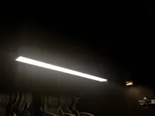 1 2 uds LED Ultra-delgada de Bajo del armario del Gabinete de luz LED de recarga USB 3 modos de Sensor de movimiento de las lámparas para el armario de cocina