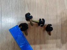 4 Pcs Universal Car Rear Trunk Envelope Cargo Net Tie Down Hook Ring Loop Hanging