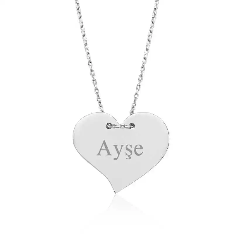 

Silver Named Heart Lady Necklace