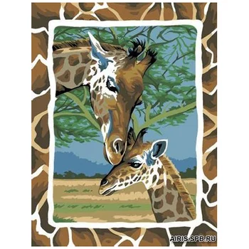 

Mrc1333-499 canvas with a pattern Margot 'жирафы' 50*65 cm