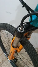 GIYO-Bomba de aire plegable GS-02D de alta presión para bicicleta, hinflador de 300 psi, con palanca, calibrador para horquilla y suspensión trasera, para bicicleta de montaña