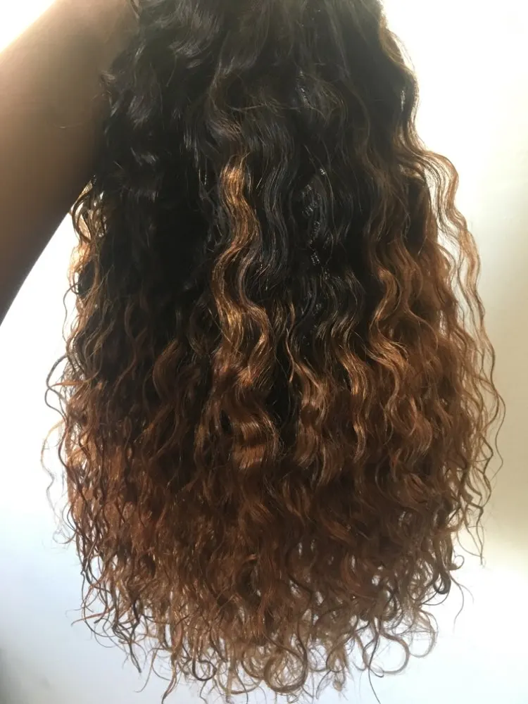 Brazilian Ombre Color Lace Front Human Hair Wig photo review