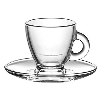

Piece Coffee Cup Set LAV Roma 225 ml Crystal (12 Pcs)
