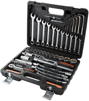 

Tool kit in case кузьмич 77 items ник-006/77