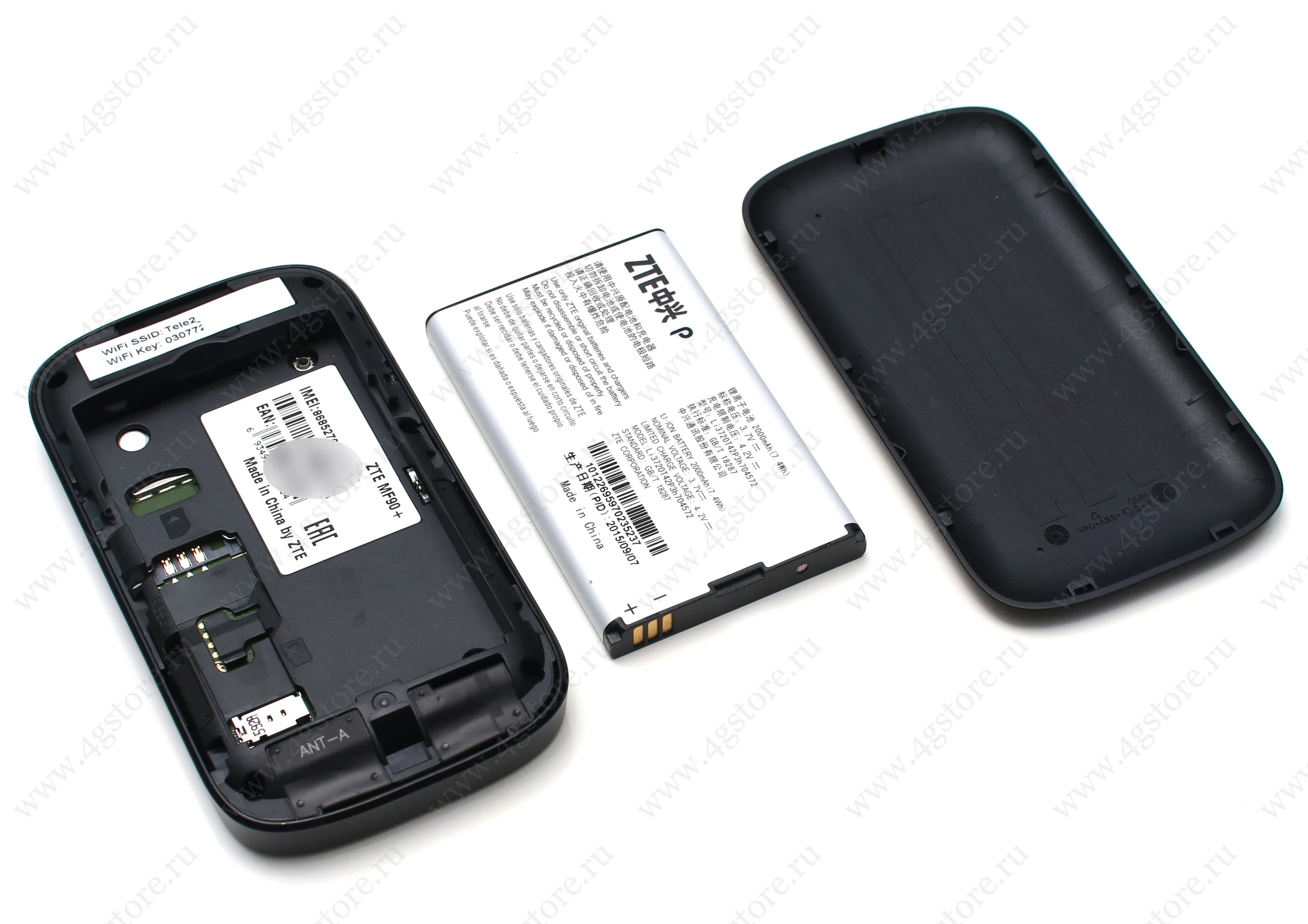 Zte MF90+ мобильный 2G \ 3G \ 4G LTE маршрутизатор(разблокированный) черный