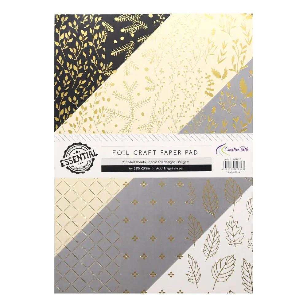Creative-Path-A4-Foil-Design-Scrapbooking-Craft-Paper-Cardboard-Pad-28 ...