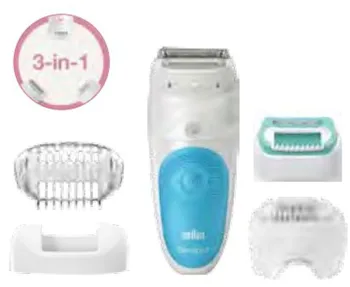 

BRAUN EPILATOR 5610 RECHARGEABLE