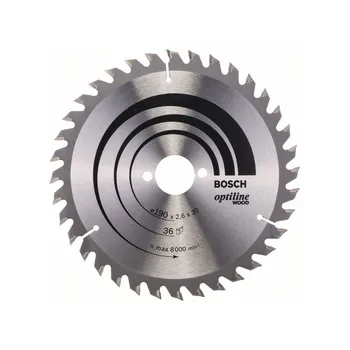 

BOSCH-circulate saw Blade Optiline Wood 190x30x2,6mm 36