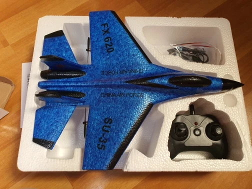 Attachment image review on RC Foam Aircraft SU-35 Plane 2.4G Radio Control