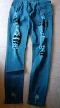 Vaqueros rasgados elásticos para hombre, Jeans con estampado de motorista, con agujeros rotos, ajustados, de alta calidad, 3 estilos