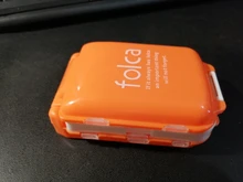 Caja de primeros auxilios plegable para el hogar, Mini bolsa de almacenamiento de medicamentos, para viaje, 8 enrejados