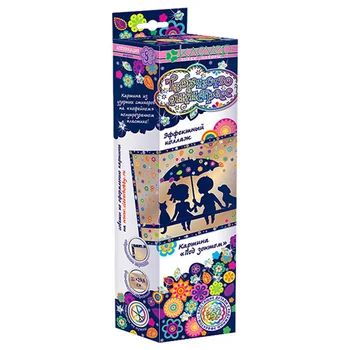 

AU 43-235 set for painting 'Under umbrella '(anti-stress) 295*210mm Clover