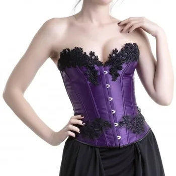 

Corset Lilac with Guipure