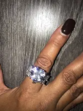 Sona-Conjunto de anillos de compromiso de Plata de Ley 925 y circonita cúbica de 8 quilates, para hombre y mujer, joyería Vintage para fiesta