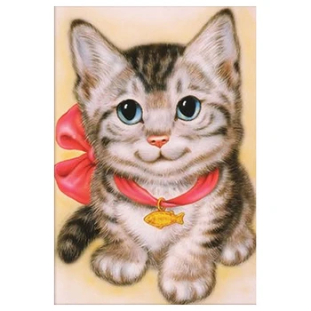 

Аж-1193 Diamond painting "Diamond painting" "cat with a bath", 25*35 cm