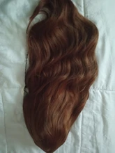 HENRY MARGU-pelucas de cabello largo ondulado degradado marrón con flequillo, peluca sintética Natural para mujer, cabello de Cosplay resistente al calor