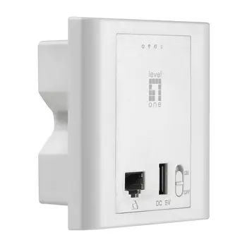 

WIRELESS ACCESS POINT LEVEL ONE WAP-6221-POE-UP TO 300MBPS-ROSETTE 86X86MM-FUNCTION ROUTER/AP/CLIENT/WDS