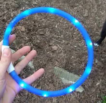 Collares de luz LED para perros de compañía, collares luminosos recargables y parpadeantes para perros de noche, Collar luminoso USB, decoración para el cuello que brillan en la oscuridad