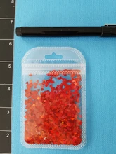 Heart Nail Paillette Sequin Nail-Art-Decorations Manicure Glitter-Flakes Holographic