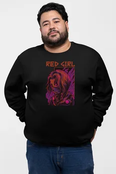 

Angemiel Wear Red Girl Black Men 'S Sweatshirt