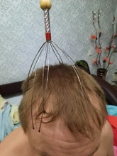 Massager Relax SPA Neck-Stress Scalp 12-Finger-Head Physician 1pcs Release-Head Steel