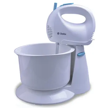 

Mixer with bowl delta dl-5067с white with blue