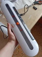 Máquina automática de envasado al vacío para el hogar, sellador eléctrico de alimentos al vacío con 10 Uds.