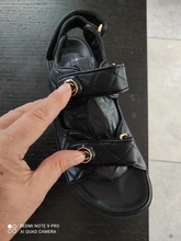 Sandalias de plataforma de cuero genuino para mujer, zapatos de diseñador de lujo a la moda, Sandalias planas, tacones gruesos, tendencia