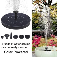 

Solar Fountain Pump Water with 6 Nozzles Outdoor Garden Decoration for Bird Bath Ponds Garden Swimming Pool Fish Tank