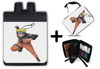 

PACK BACKPACK AND CASE NARUTO UZUMAKI NINJA STORM school
