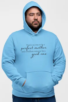 

Angemiel Wear Perfect Mother Good One Blue Men 'S Hooded Sweatshirt