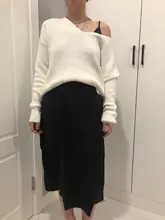 Sweaters Knitwear Minimalist-Tops V-Neck Colorfaith Sexy Korean Women's Spring Casual
