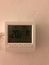 Myuet-termostato de calefacción alimentado por batería ME83B para caldera de Gas