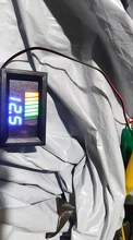 Indicador de nivel de carga de batería de coche, medidor de capacidad de batería de litio de 12V, 24V, 36V, 48V, 60V, 72V, pantalla LED, voltímetro