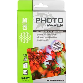 

Photo paper cactus cs-ga418050ed A4/180g/m2/50L./white glossy for inkjet printing