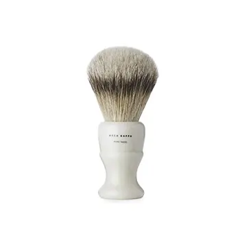 

Razor brush badger tip silver ivory Acca Kappa XL