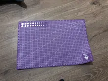Alfombrilla de corte para Patchwork, almohadilla cortada A3, herramientas de retazos de PVC, tabla de corte Manual, doble cara, autoreparación
