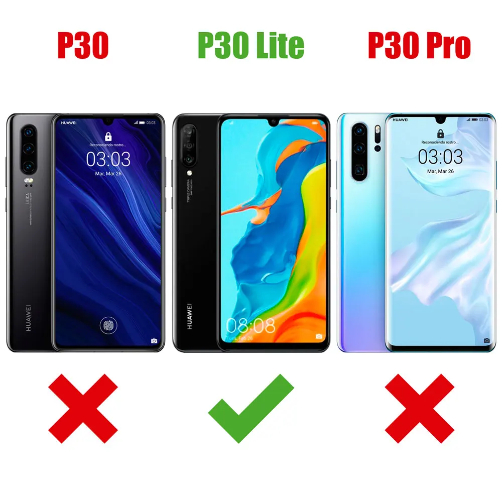 OcioDual чехол-подставка TPU Gel ShockProof края усиленные анти-удары для Huawei P30 Lite Прозрачный Силиконовый противоударный чехол для