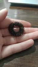 Anillos sensoriales con pinchos para los dedos, juguete masajeador para aliviar el estrés y el alivio de la ansiedad, anillo de acupresión con pinchos