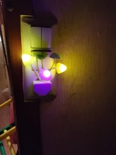 Luminaria-Lamp Mushroom Night-Light Us-Plug LED Induction-Dream Novelty Fungus 220V EU