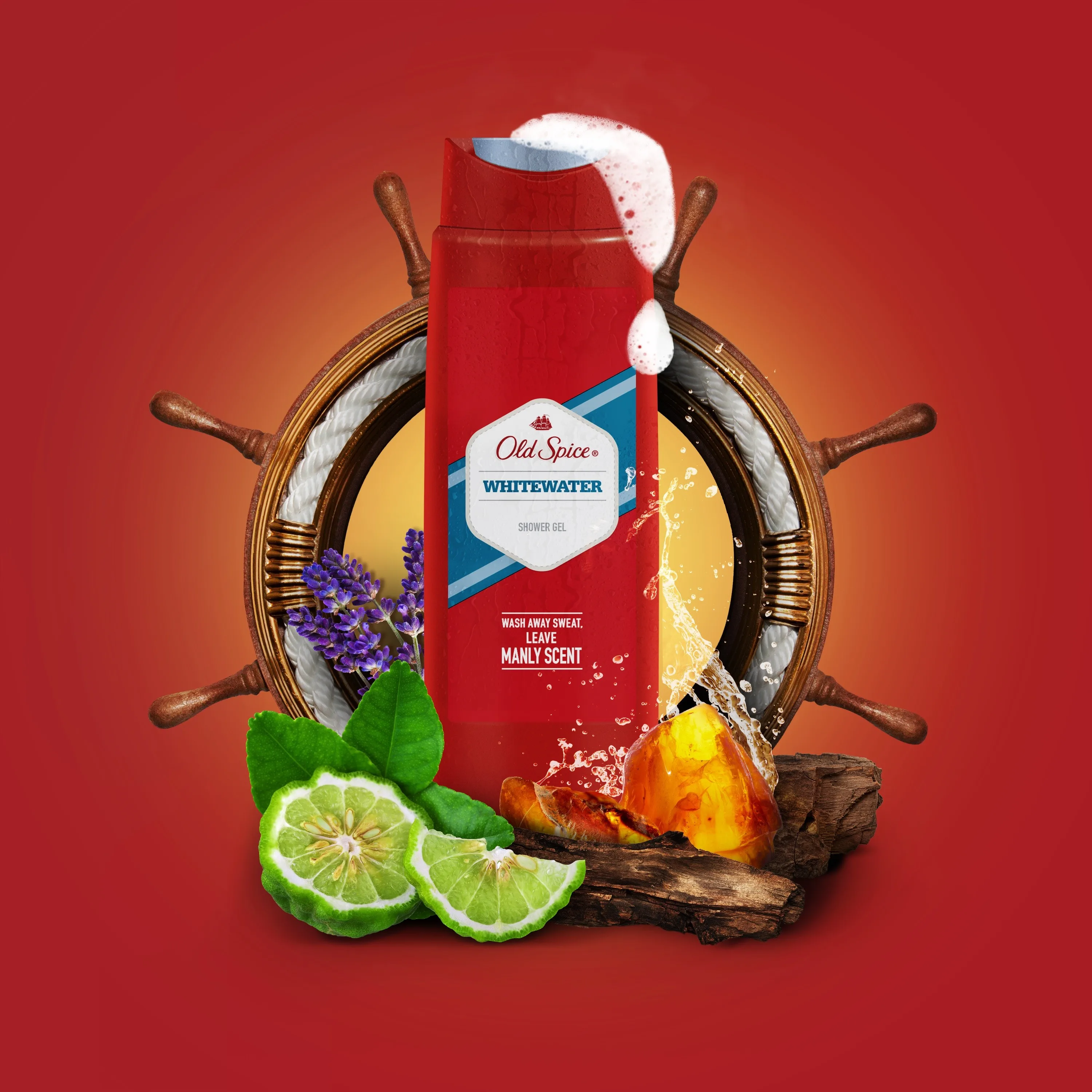 Гель для душа Old Spice Классический аромат Whitewater 400 мл