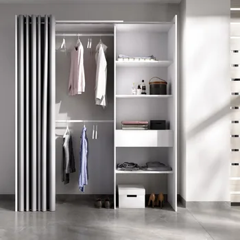 

KIT dressing Model SUIT White 1 drawer and curtain