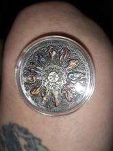 Silver Coin Souvenir-Coins Zodiac Challenge Constellation Tuvalu Thesignofzodiac Colorful