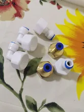 Reverse Osmosis RO Water System Fitting 1/4 3/8 Inch 8mm OD Hose Tube 1/4 1/2 3/4